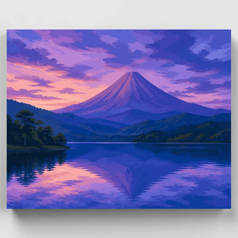 Lake Arenal Twilight - Paint by Numbers Kit