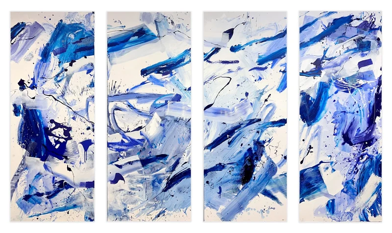 Highline (set of four paintings)