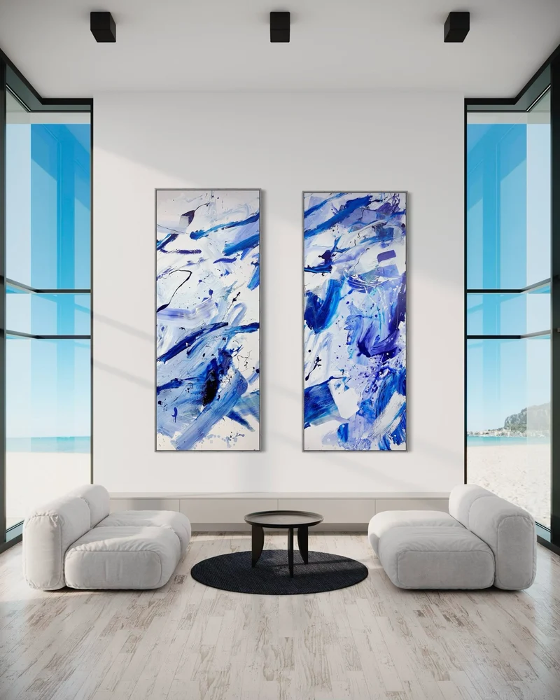 Highline (set of four paintings)