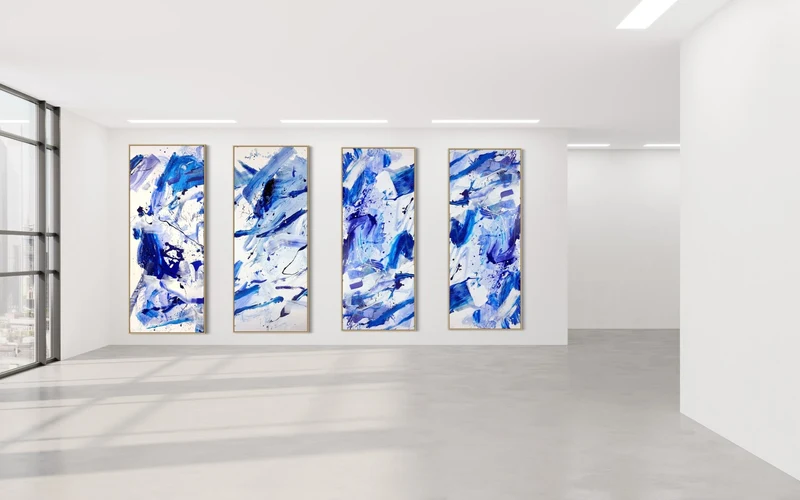 Highline (set of four paintings)