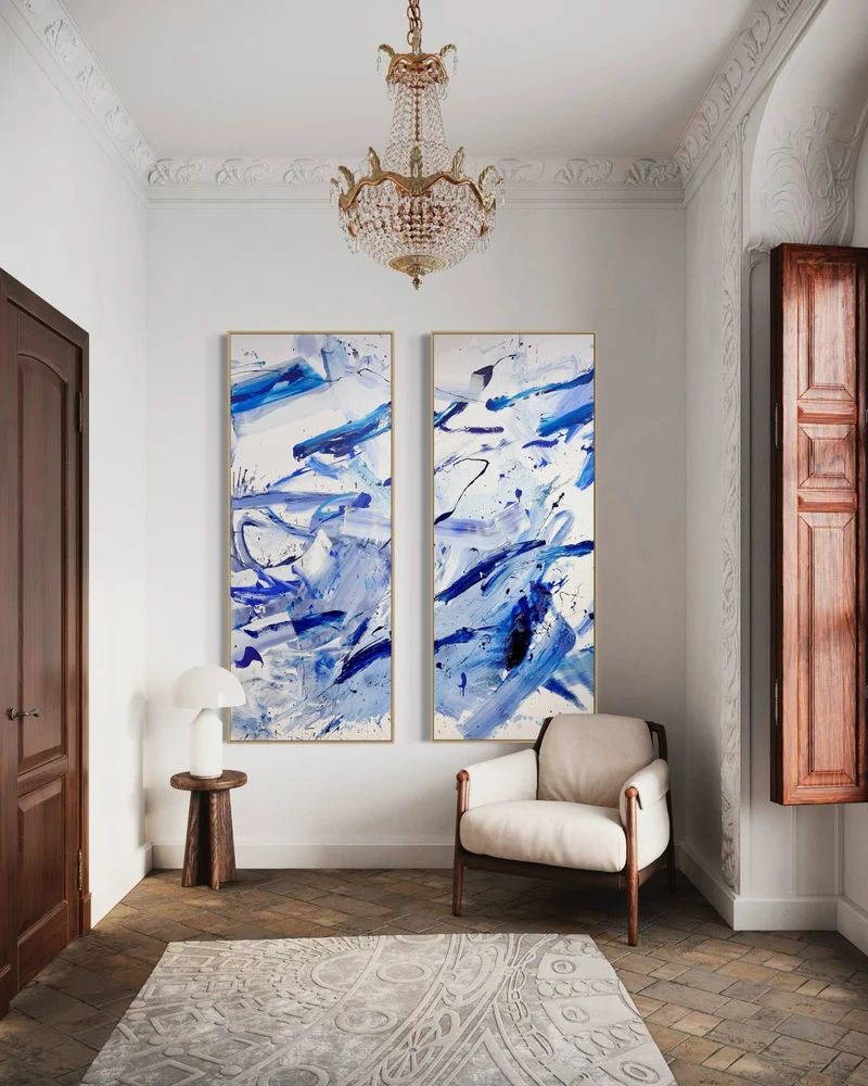 Highline (set of four paintings)