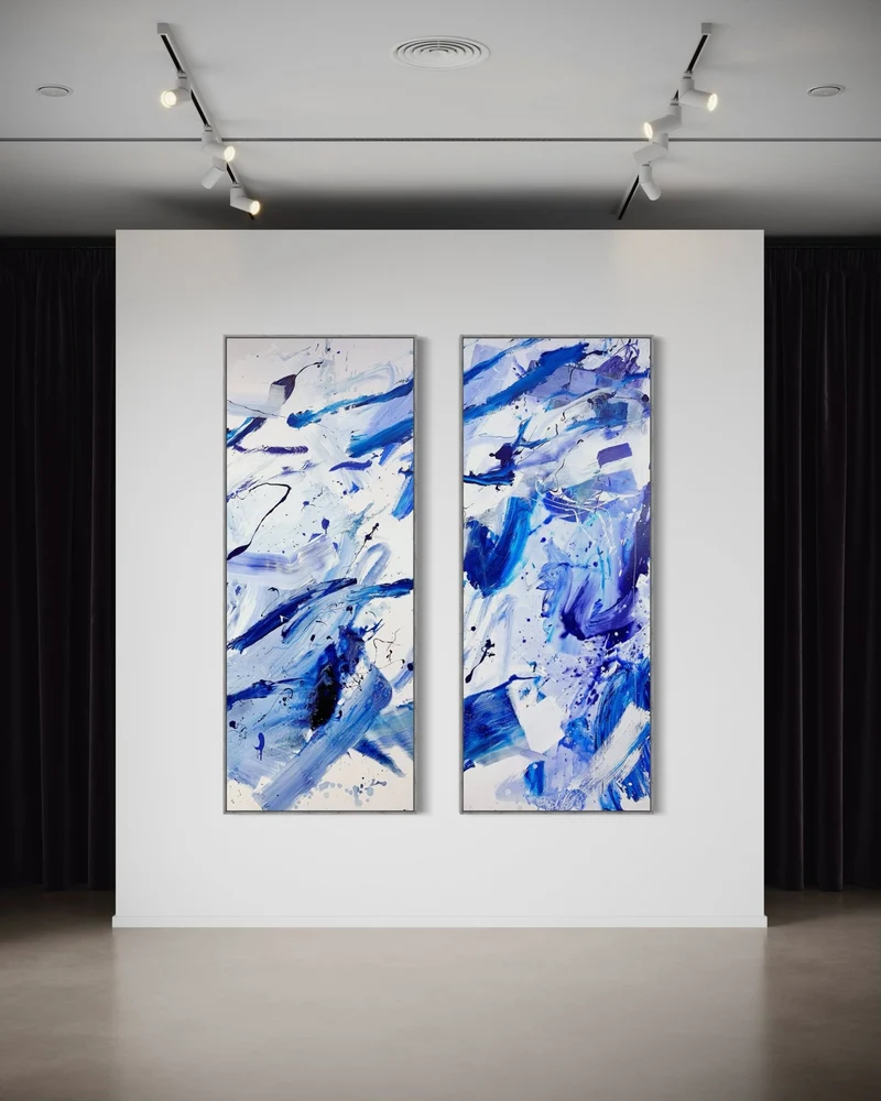 Highline (set of four paintings)