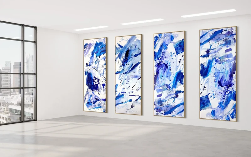 Highline (set of four paintings)