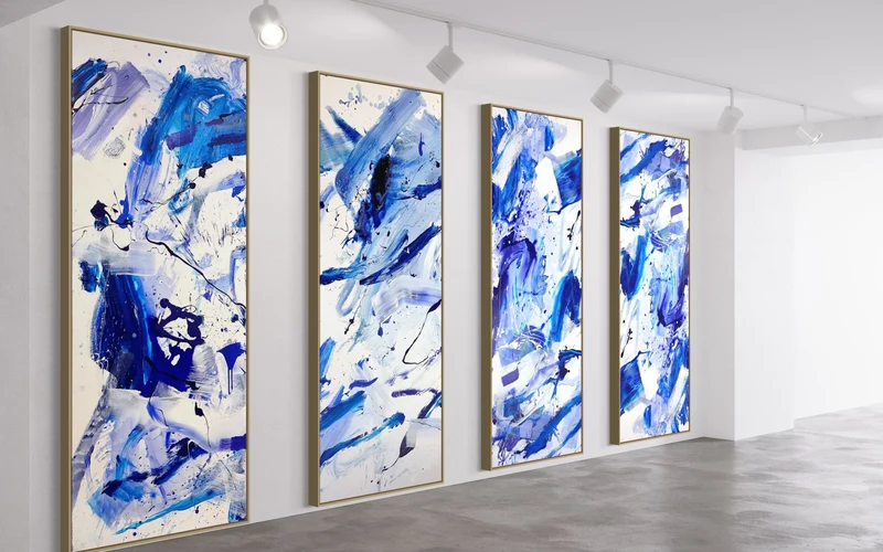 Highline (set of four paintings)