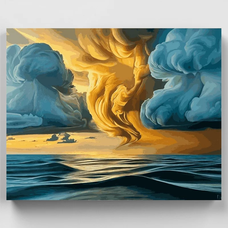 "Between Sunrise and Sunset" Paint by Numbers Kit
