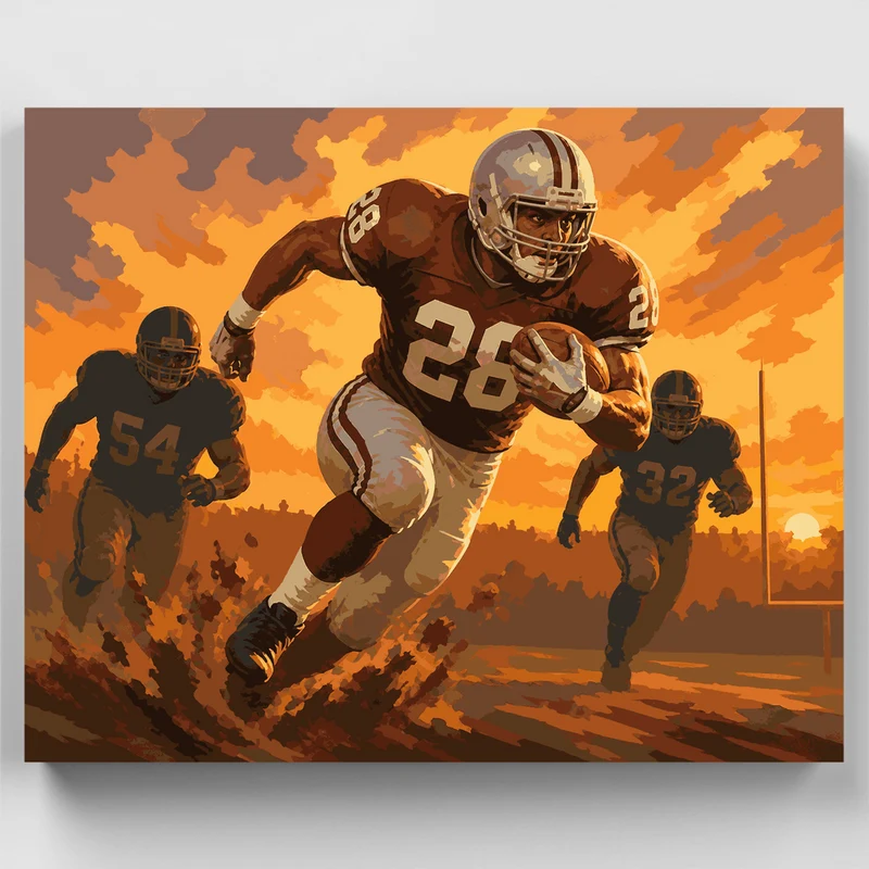 Sunset Breakaway Run - Paint by Numbers Kit