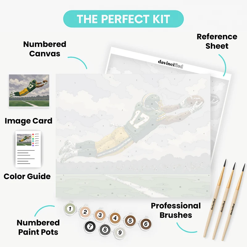 Diving Catch #17 - Paint by Numbers Kit