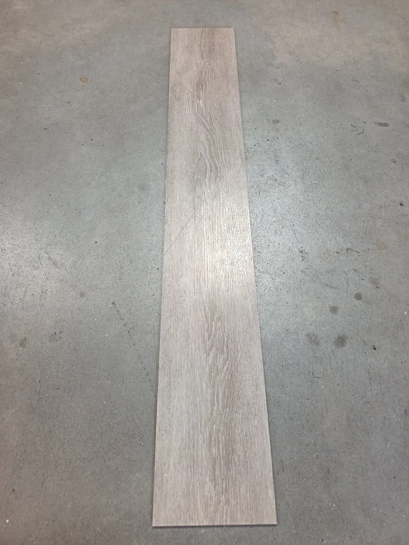 Dalle PVC beige - 1200 x 180 mm - à coller