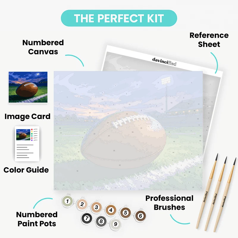 Friday Night Football - Paint by Numbers Kit
