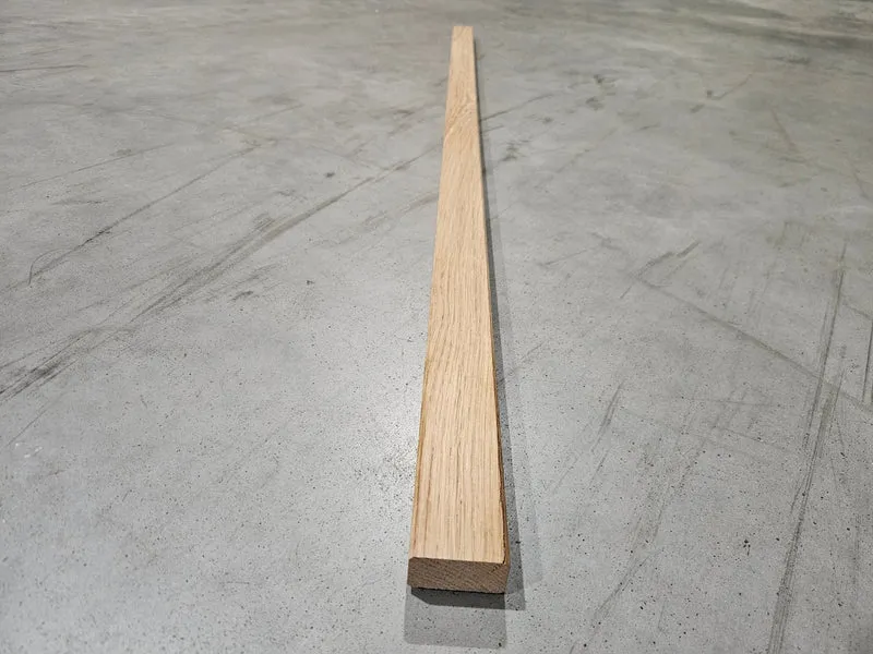Tasseau décoratif chêne / Chataigner bois massif - 20x40 - L=2.4m (raboté 4 faces)