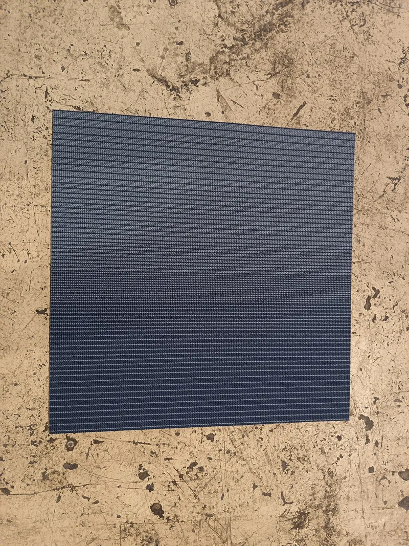 Dalle moquette bleu rayé - 500 x 500 mm