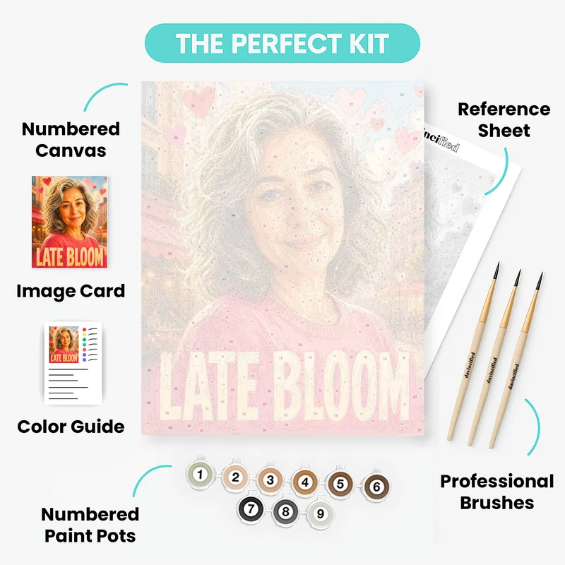 Romantic Comedy Movie Poster - Custom Paint by Numbers Kit