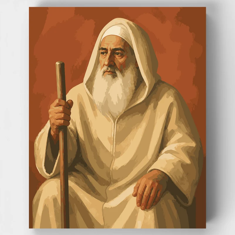 Baba Sali Portrait - Paint by Numbers Kit