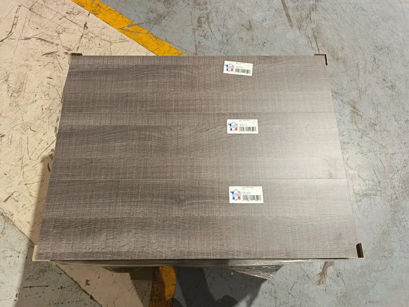 Tablette chêne gris aggloméré - 800 x 200 x 18 mm