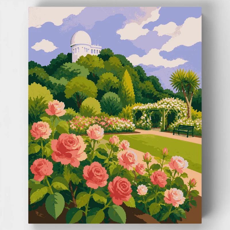 Observatory Rose Garden - Paint by Numbers Kit