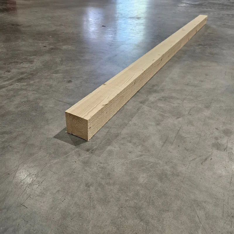 Poteau epicéa lamellé collé - 90 x 90 - L=2.5m (brut de sciage)