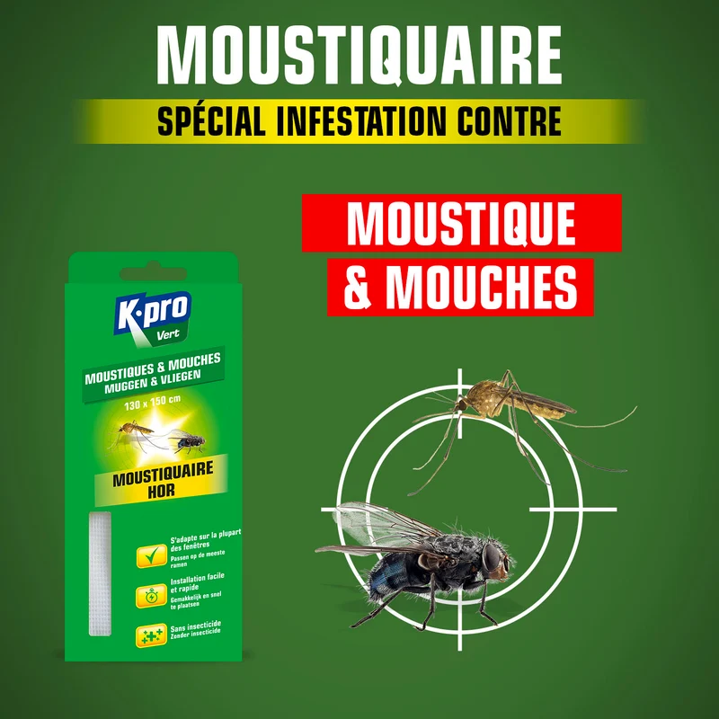 Moustiquaire moustiques et mouches