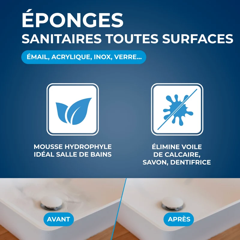 Eponges sanitaires
