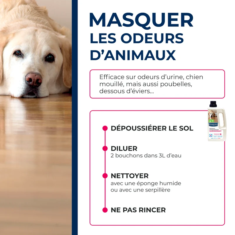 Nettoyant désodorisant surodorant
