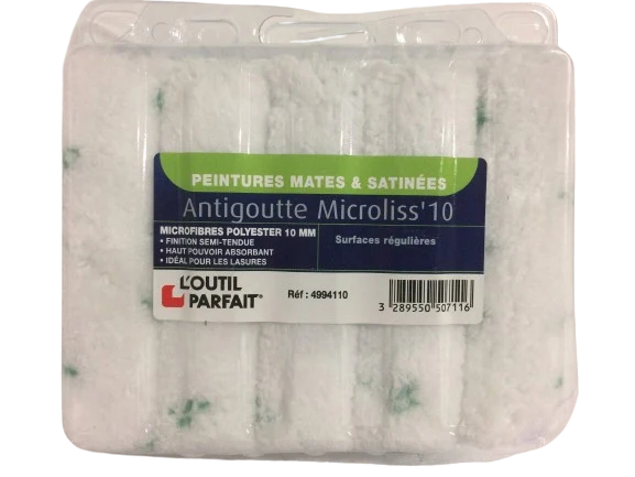 Manchon 110 mm antigoutte microfibres 10 mm