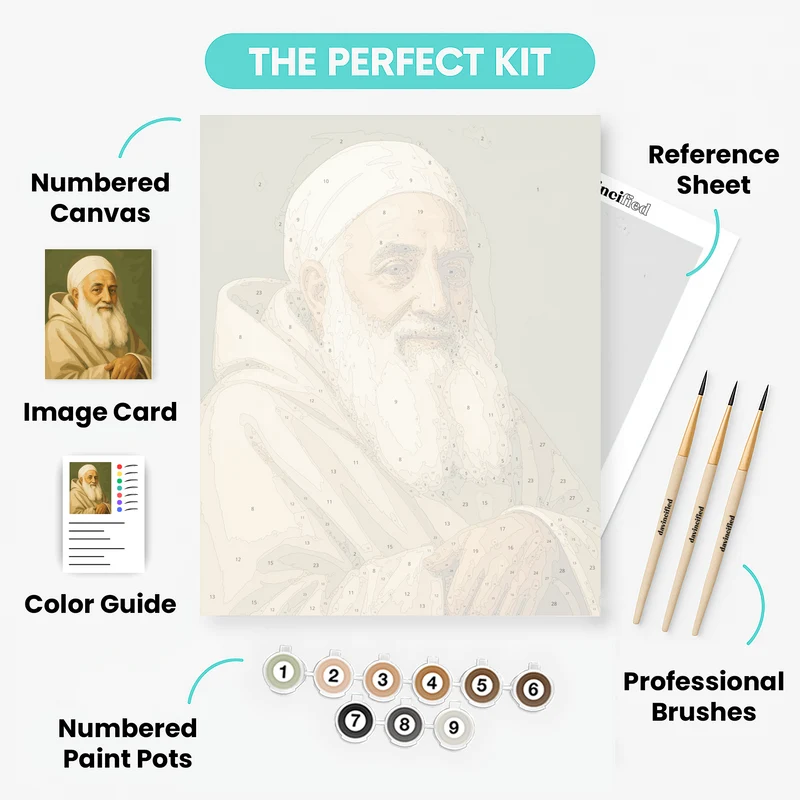 The Baba Sali's Gaze - Paint by Numbers Kit