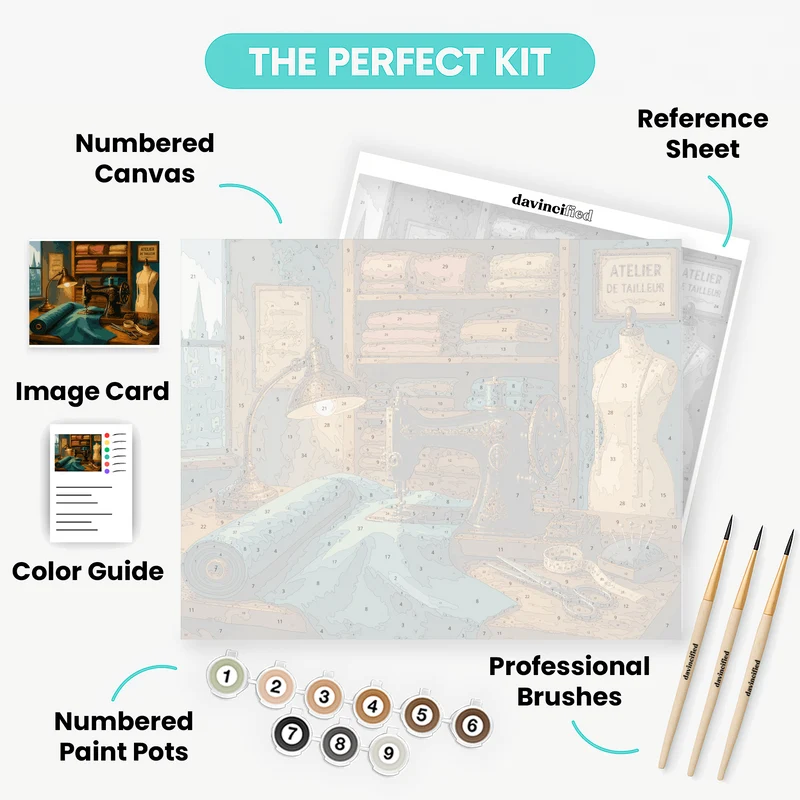 Tailor's Atelier - Paint by Numbers Kit