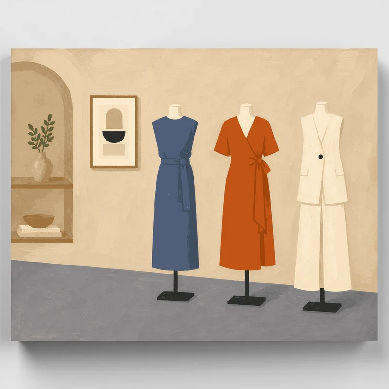 Boutique Mannequin Trio - Paint by Numbers Kit