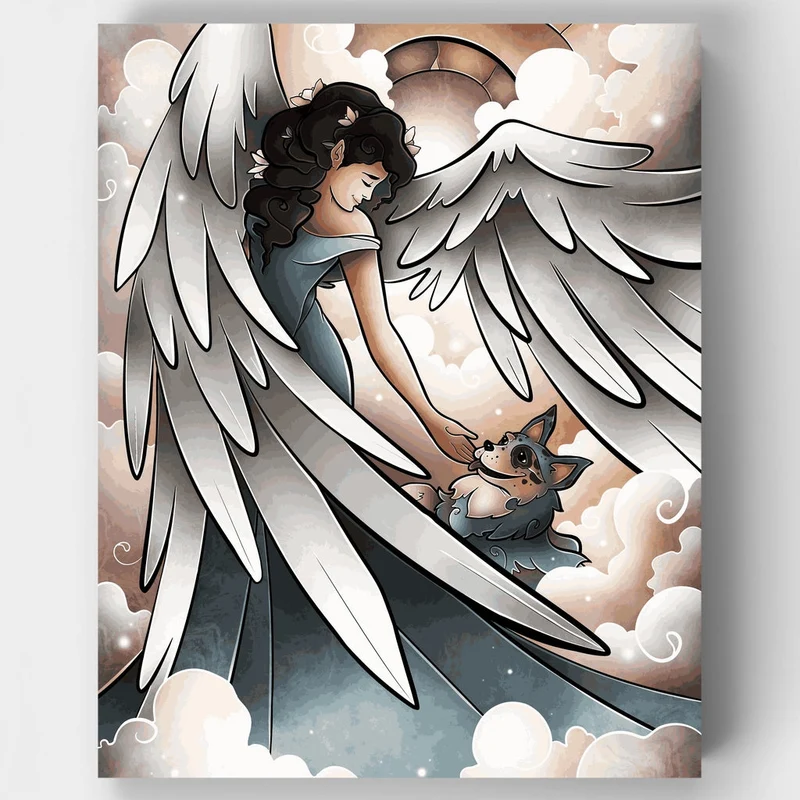A Walk in the Clouds - Paint by Numbers Kit