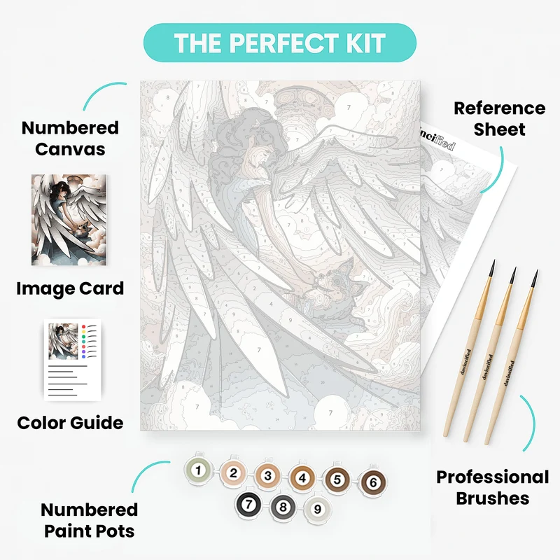 A Walk in the Clouds - Paint by Numbers Kit
