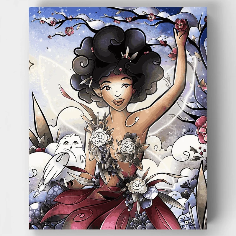 Eira the Winter Fairy - Paint by Numbers Kit