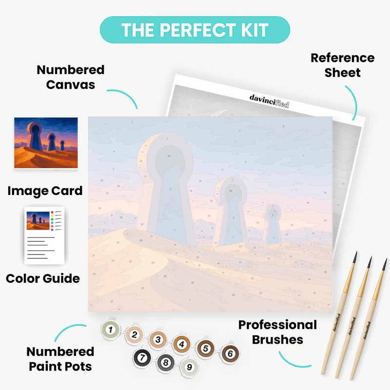 Keyhole Desert Dunes - Paint by Numbers Kit