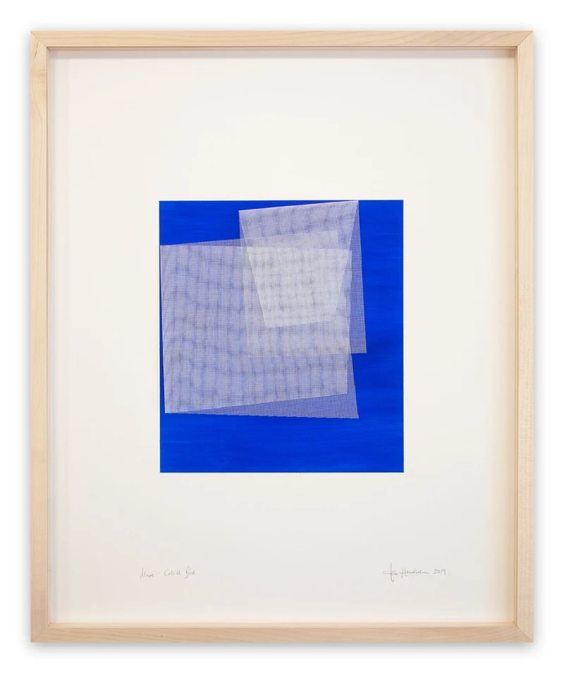 Moiré Cobalt Blue