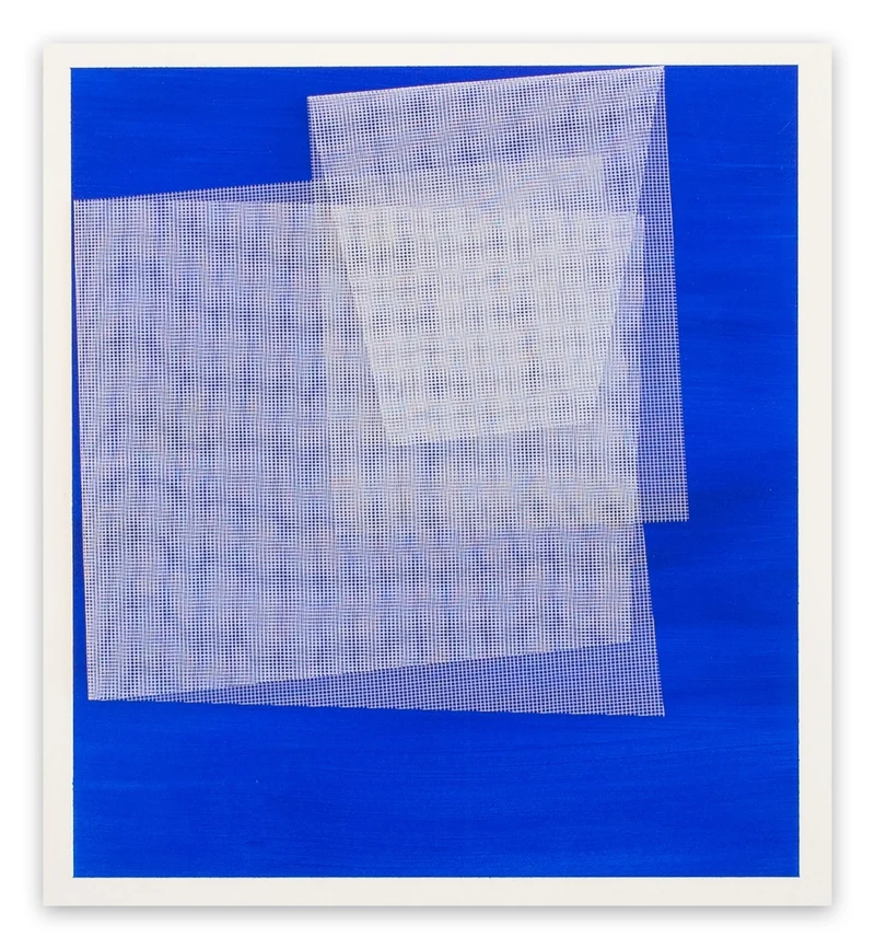Moiré Cobalt Blue