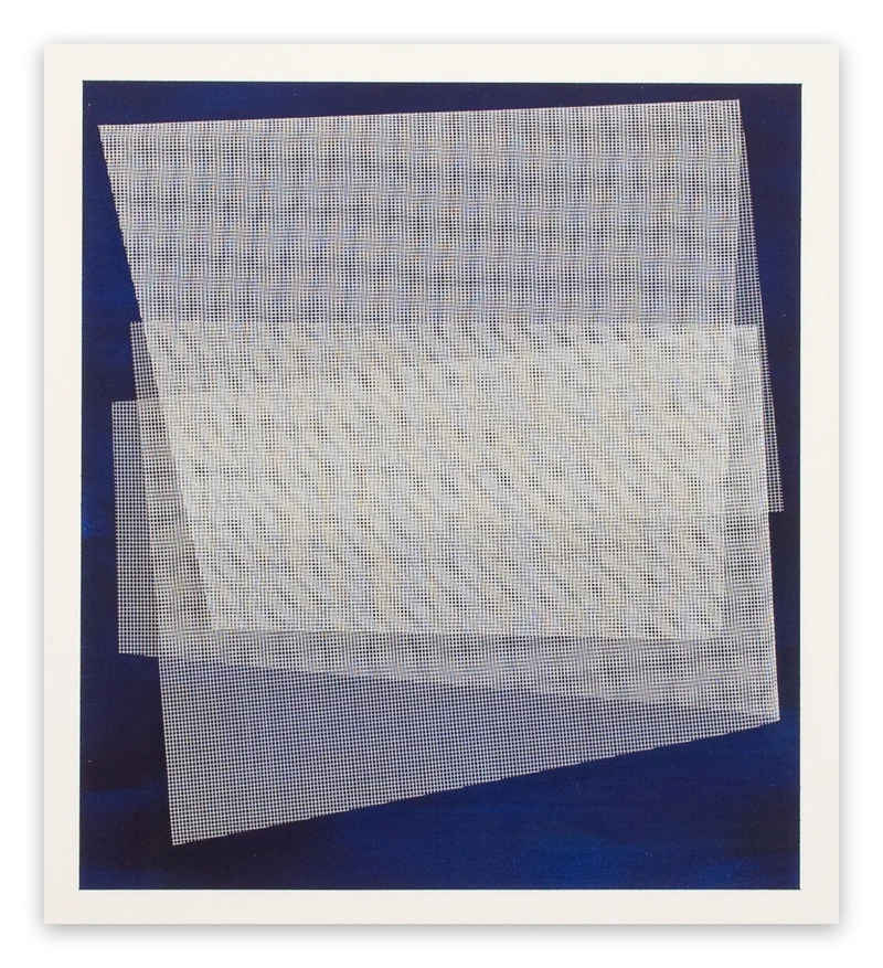 Moiré Prussian Blue
