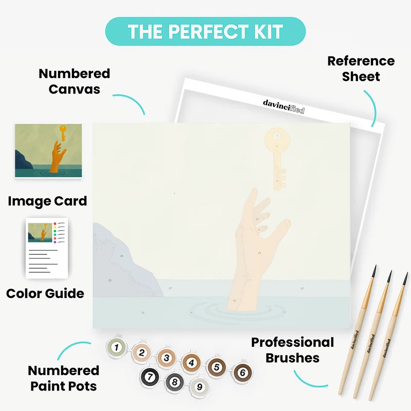 Key Just Out of Reach - Paint by Numbers Kit