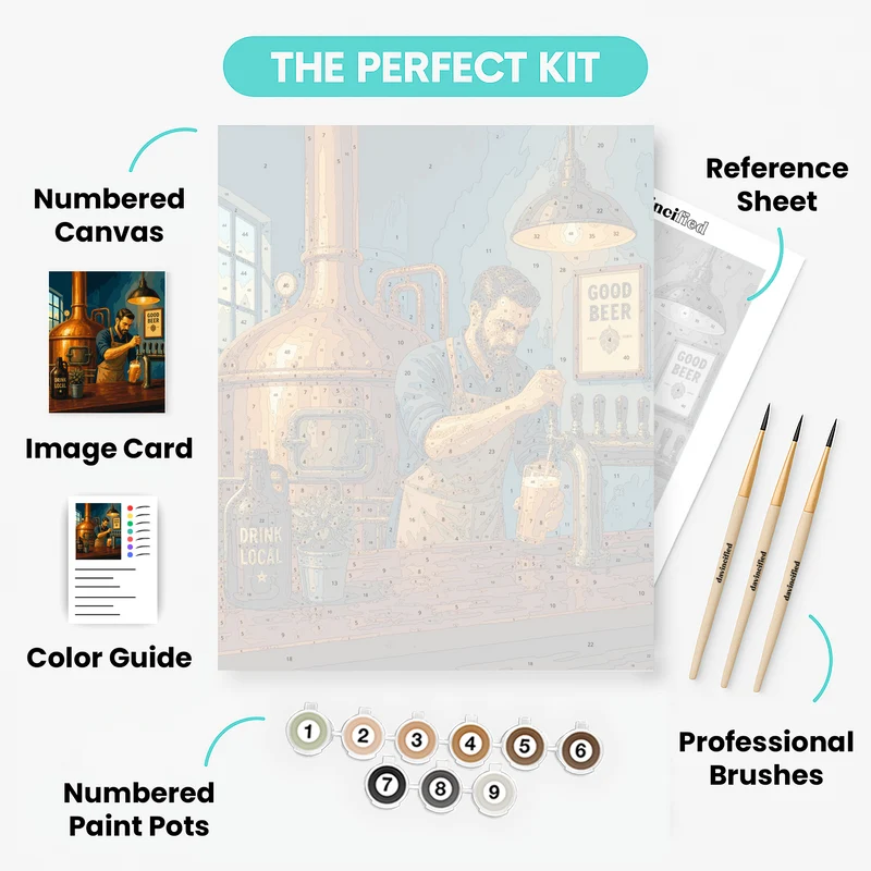 Copper Kettle Brewhouse - Paint by Numbers Kit
