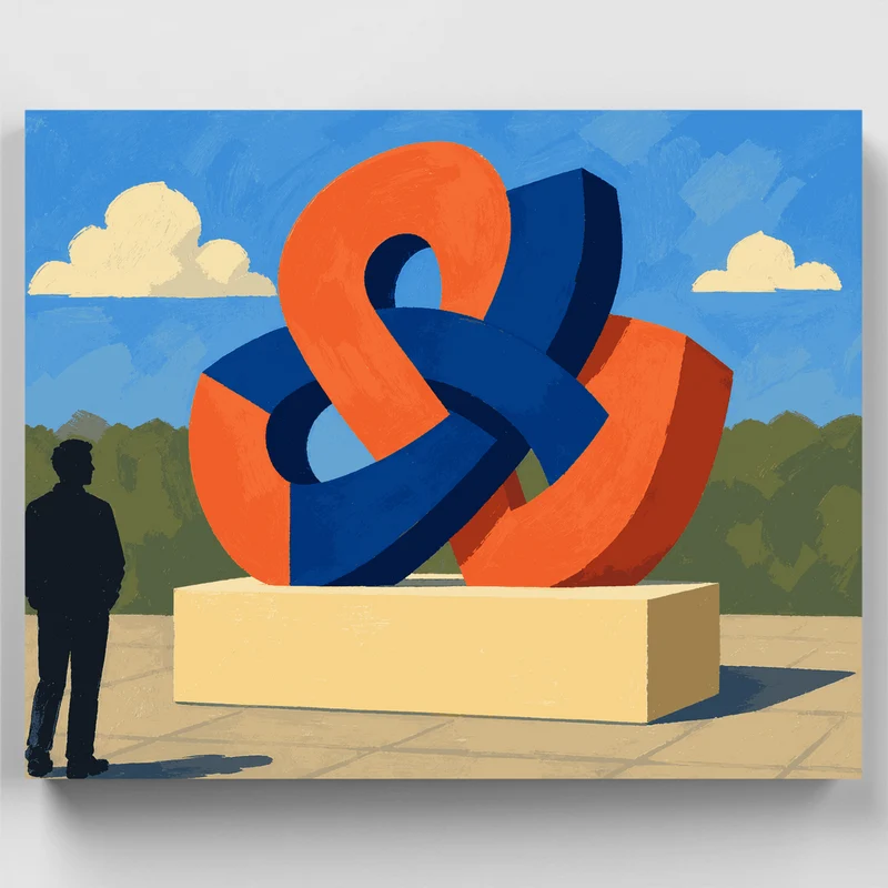 Interlocking Coral Knot - Paint by Numbers Kit