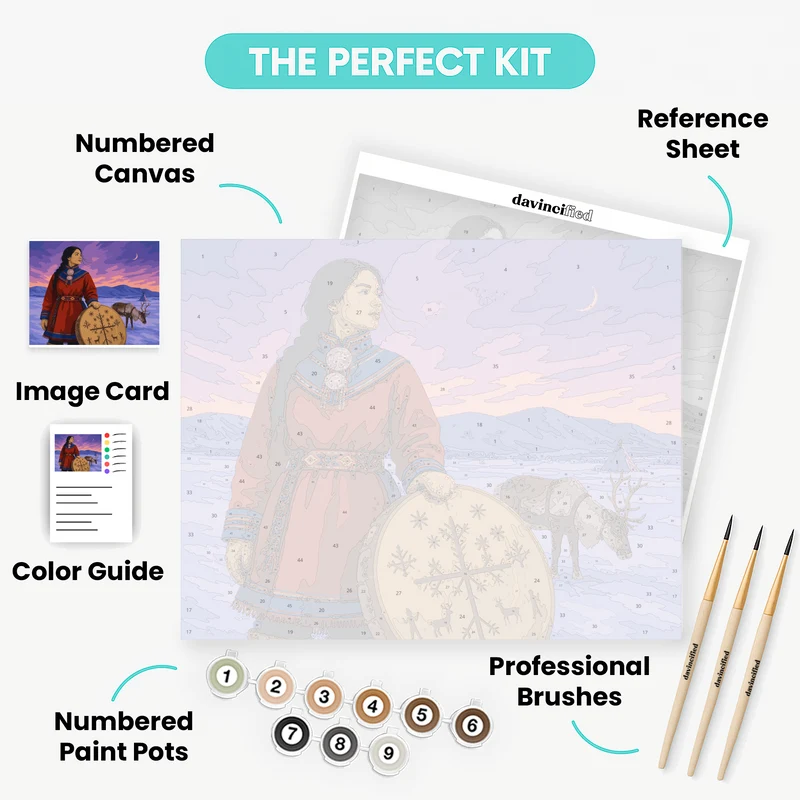 Sami Drum Keeper - Paint by Numbers Kit
