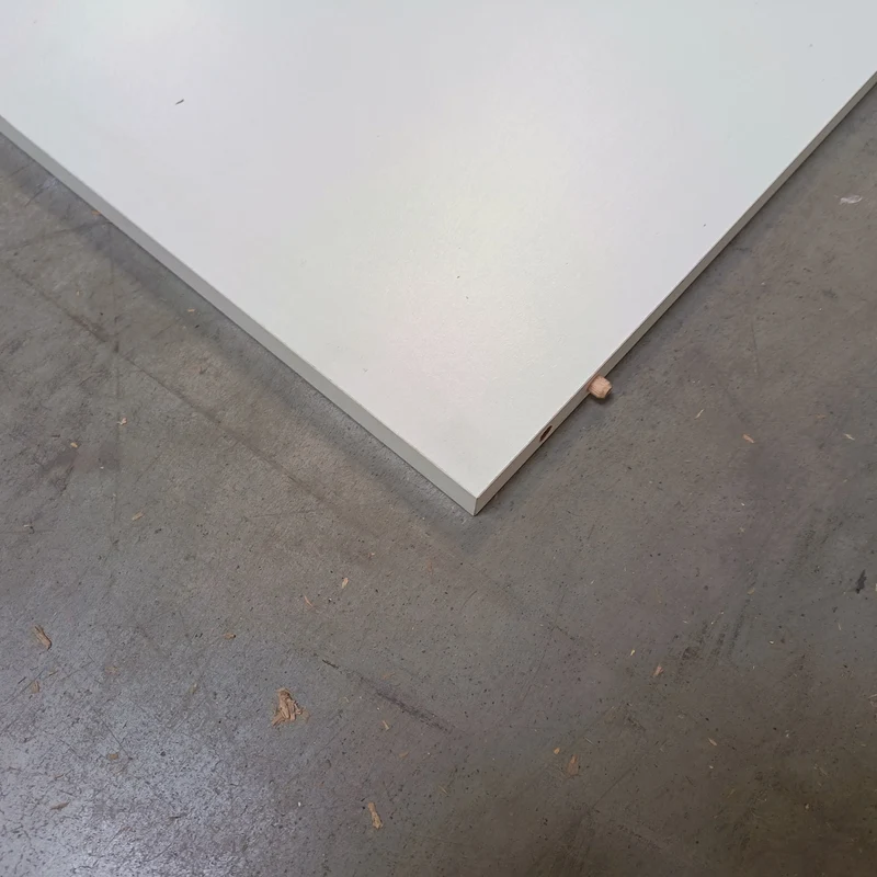 Tablette aggloméré blanc - 1050 x 410 x 20 mm