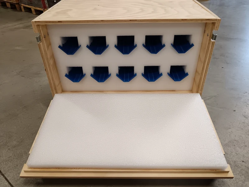 Caisse de transport contreplaqué - 800 x 600 x 530 mm