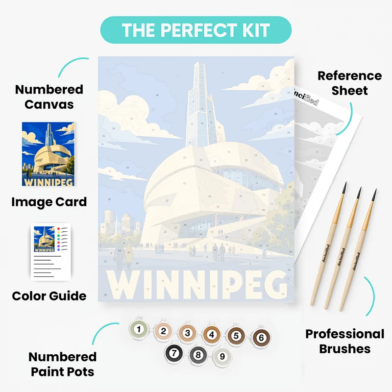 Tower of Hope Winnipeg - Paint by Numbers Kit