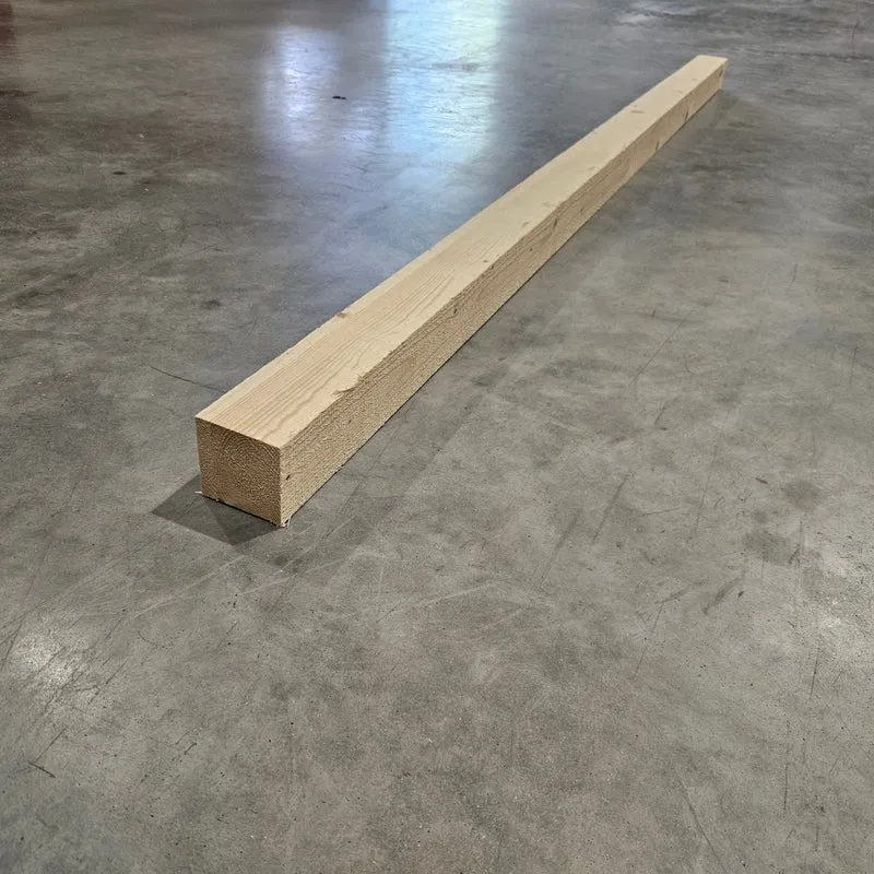 Poteau epicéa lamellé collé - 90x90 - L=2.5m (brut de sciage)