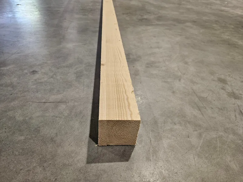 Poteau epicéa lamellé collé - 90x90 - L=2.5m (brut de sciage)
