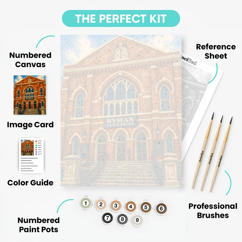 Mother Church Facade - Paint by Numbers Kit