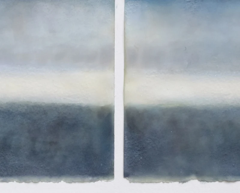 Indigo On Grey