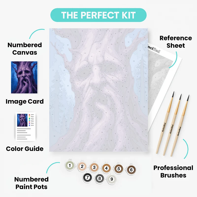 Twisted Tree Spirit - Paint by Numbers Kit
