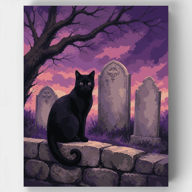 Tombstone Watcher - Paint by Numbers Kit