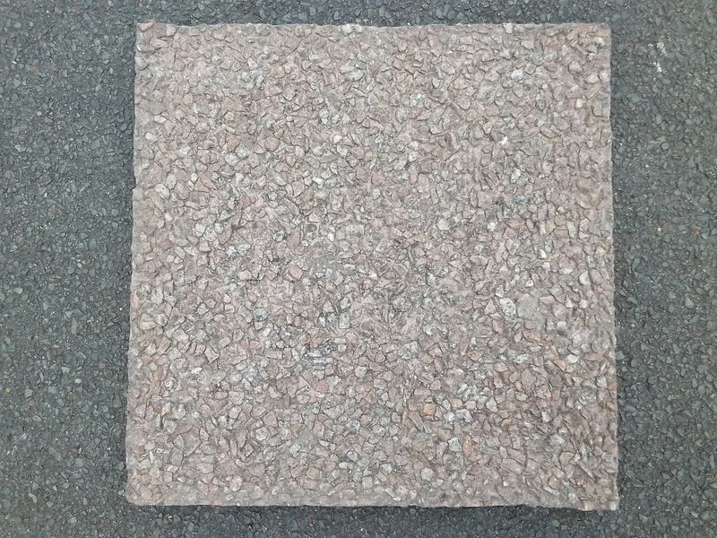 Dalle gravillonnée rose - 400 x 400 x 30 mm