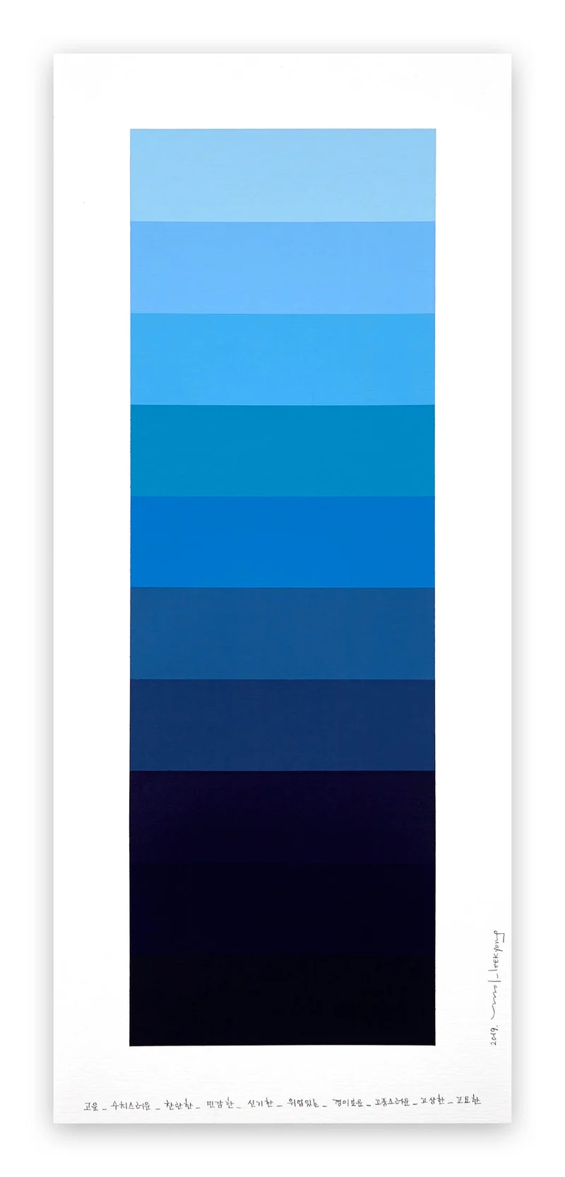 Emotional color chart 099