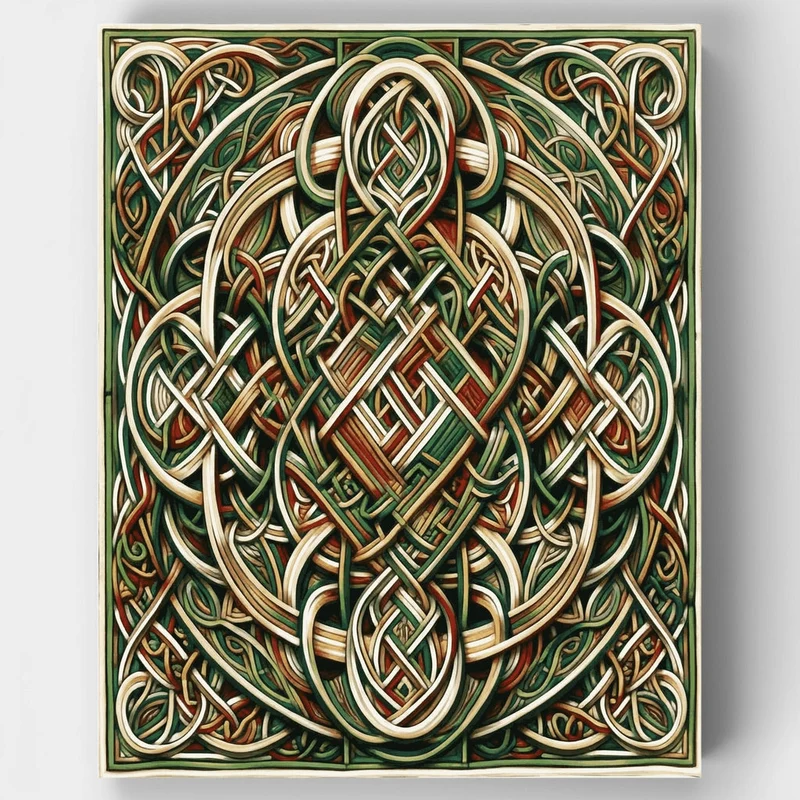 Celtic Knotwork Interlace - Paint by Numbers Kit